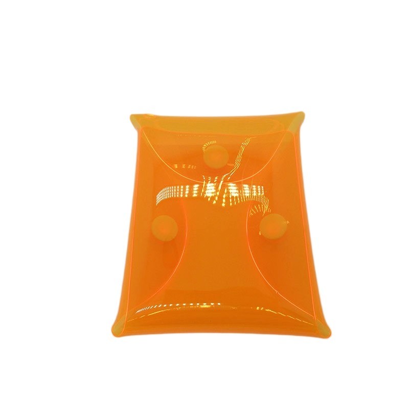 PVC Clear Coin Purse with Chain