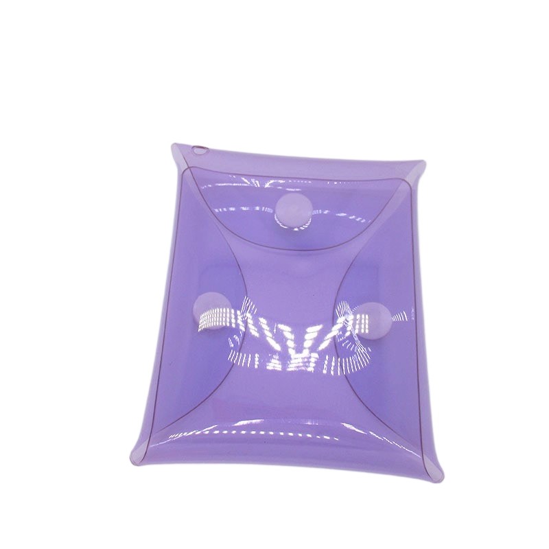 PVC Clear Coin Purse with Chain