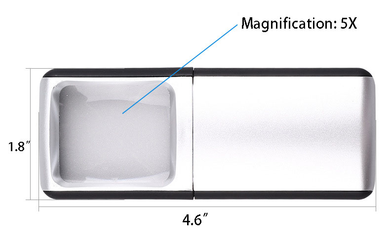 Portable Magnifying Glass with LED