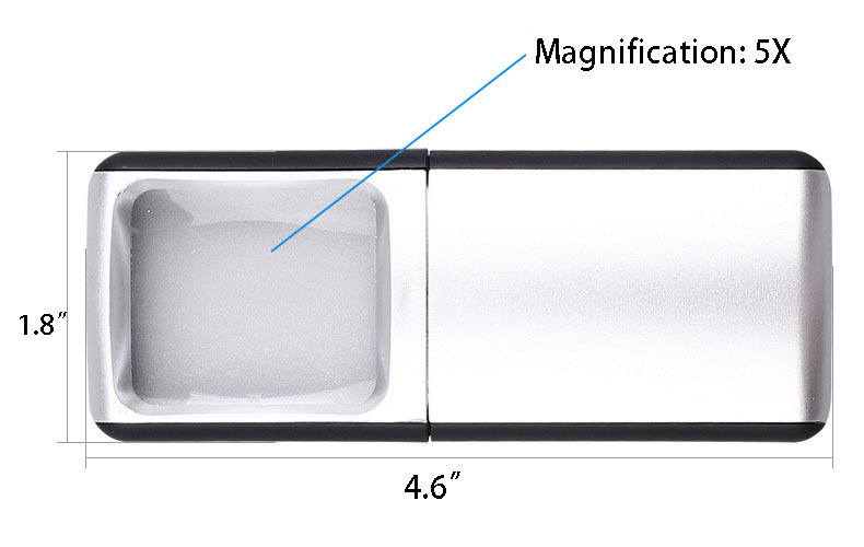 Portable Magnifying Glass with LED
