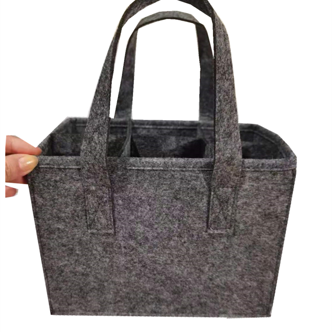 Felt Wine Tote Bag