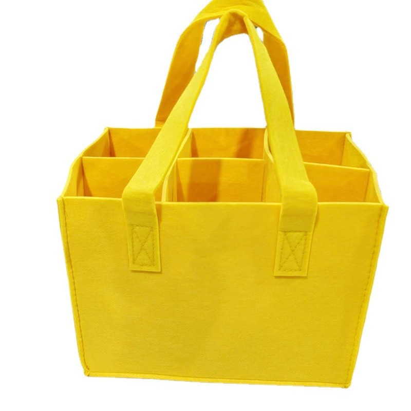 Felt Wine Tote Bag