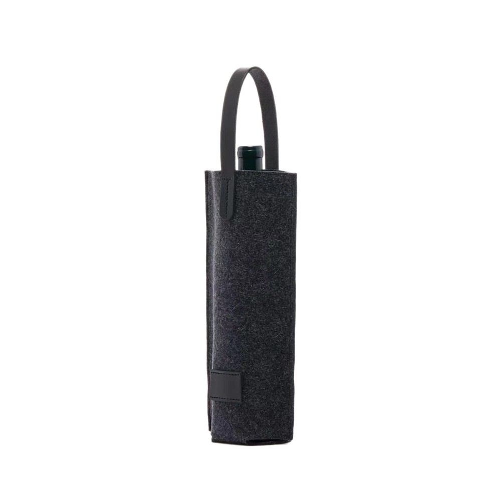 Felt Wine Tote Bag