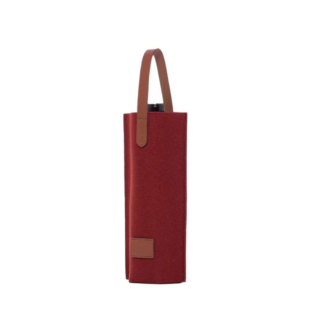 Felt Wine Tote Bag