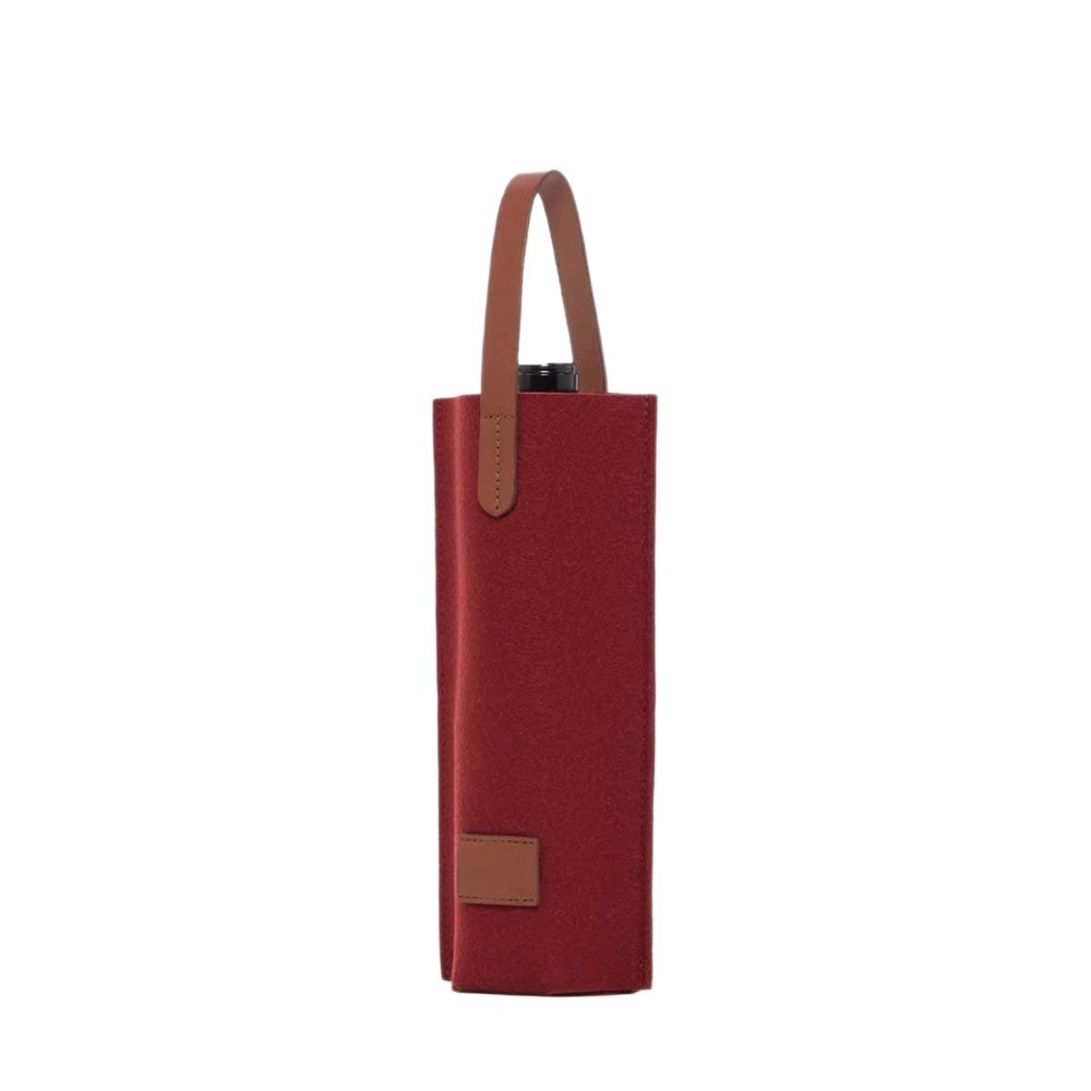 Felt Wine Tote Bag