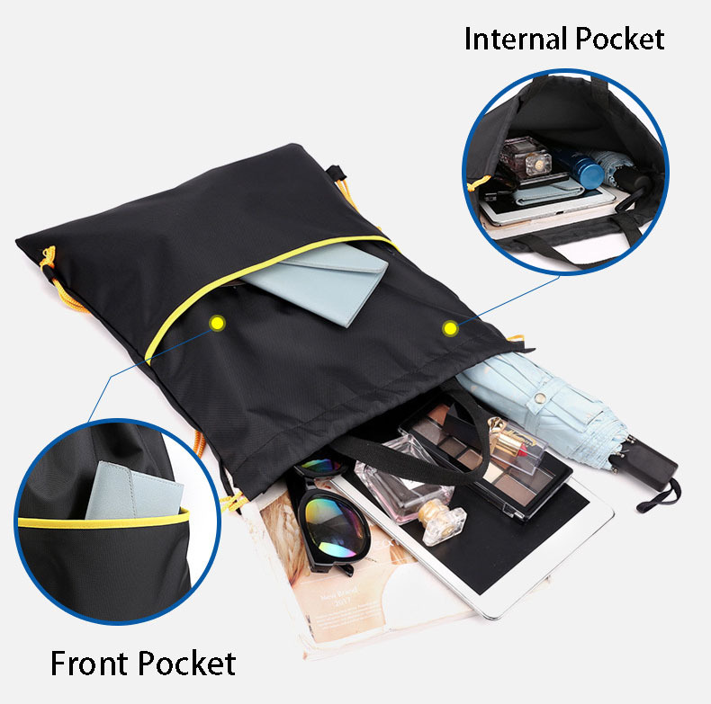 Polyester Drawstring Marathon Backpack