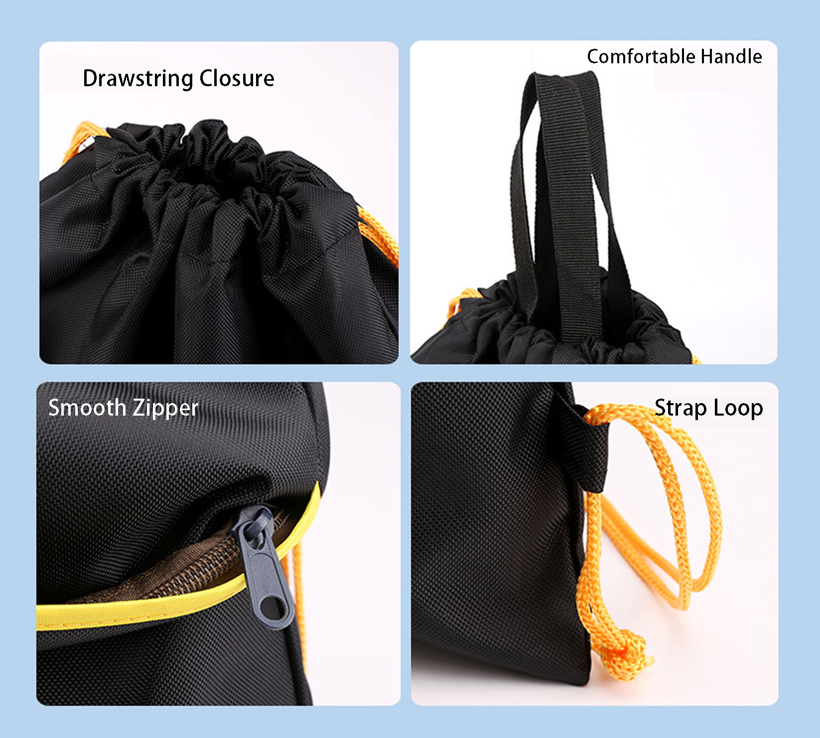 Polyester Drawstring Marathon Backpack