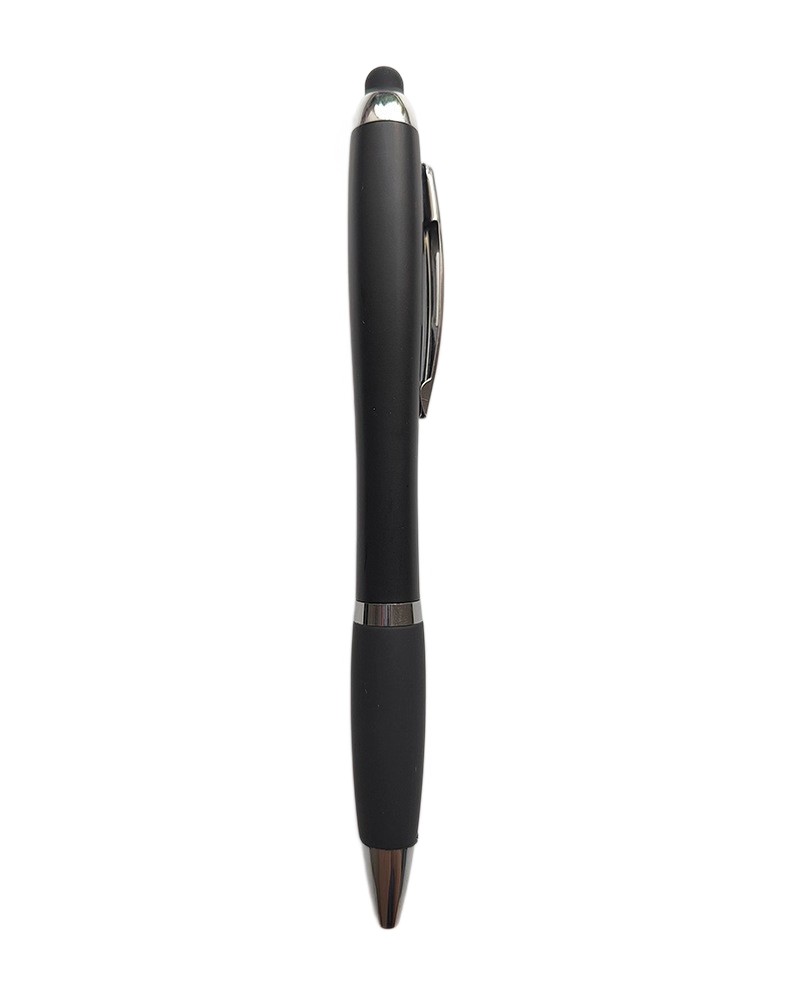 Twist Action LED Ballpoint Pen With Stylus