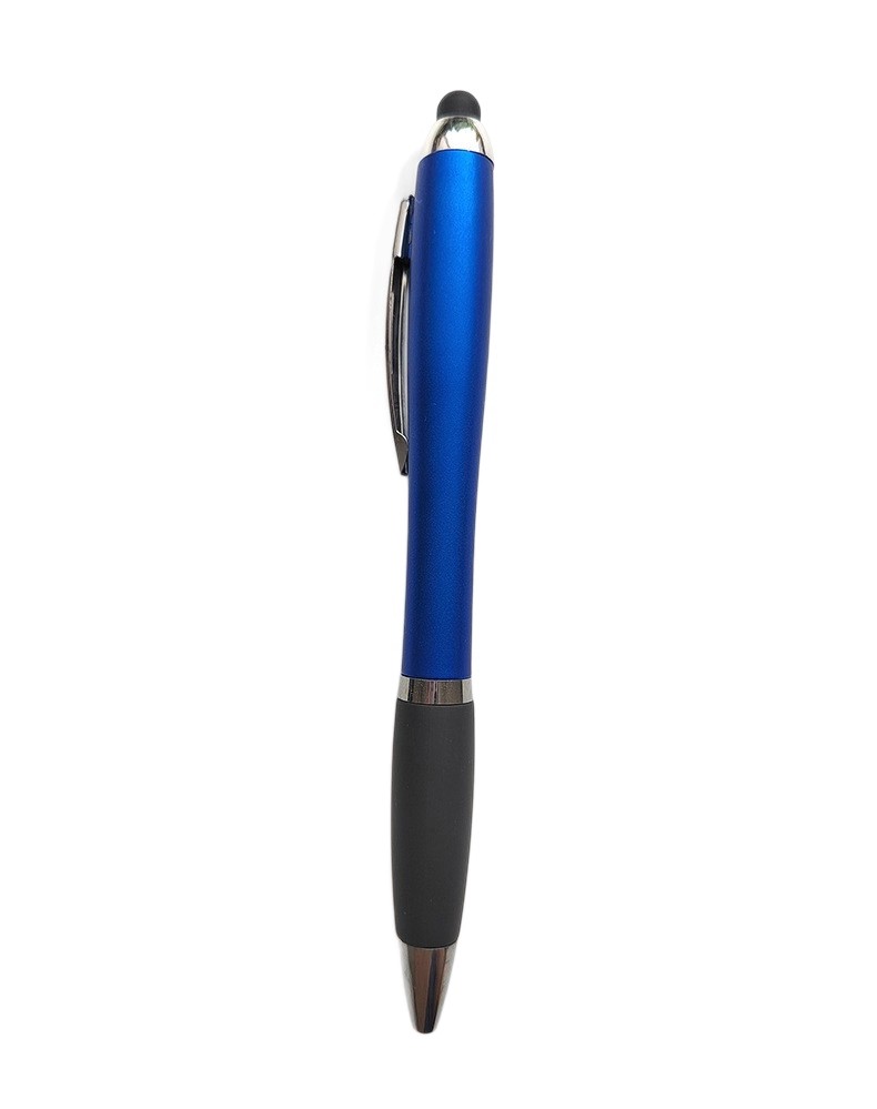 Twist Action LED Ballpoint Pen With Stylus
