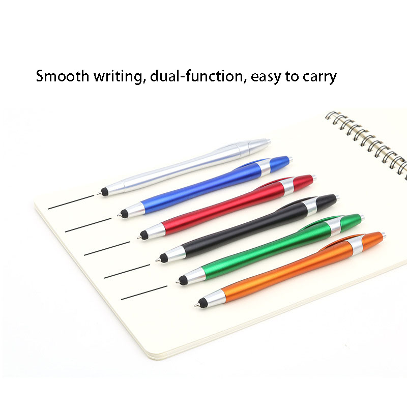 Retractable Ballpoint Pen With Stylus