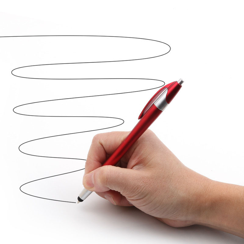 Retractable Ballpoint Pen With Stylus