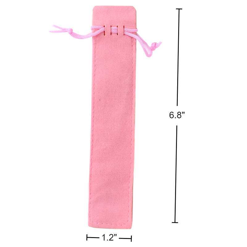Velvet Drawstring Pen Pouch
