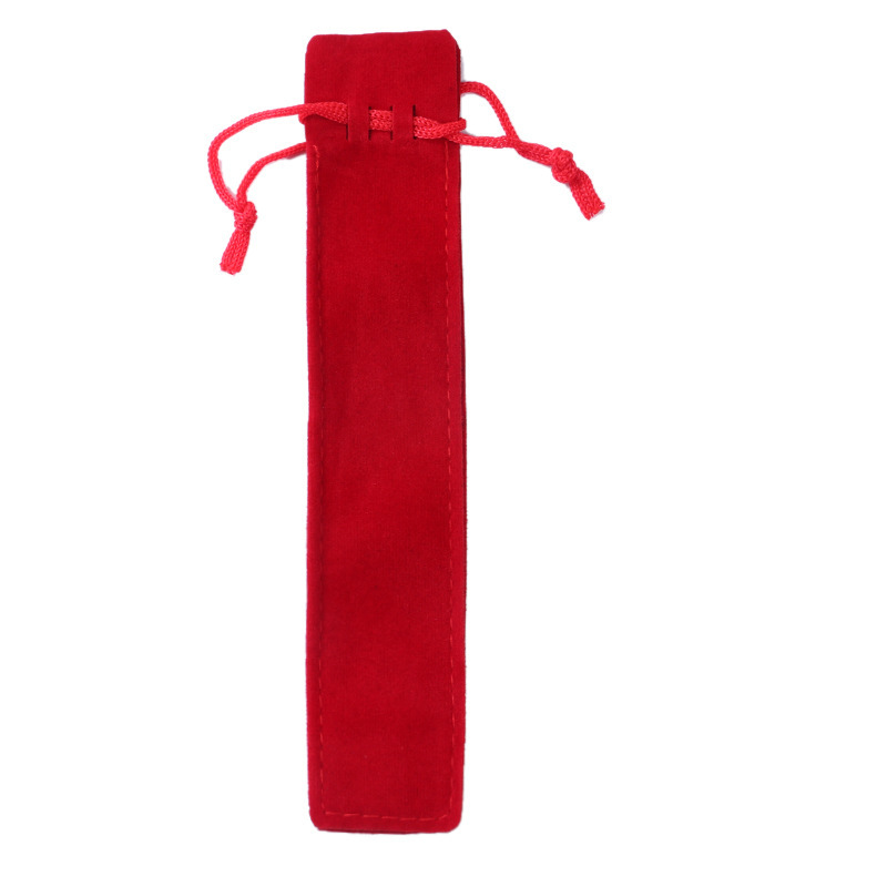Velvet Drawstring Pen Pouch