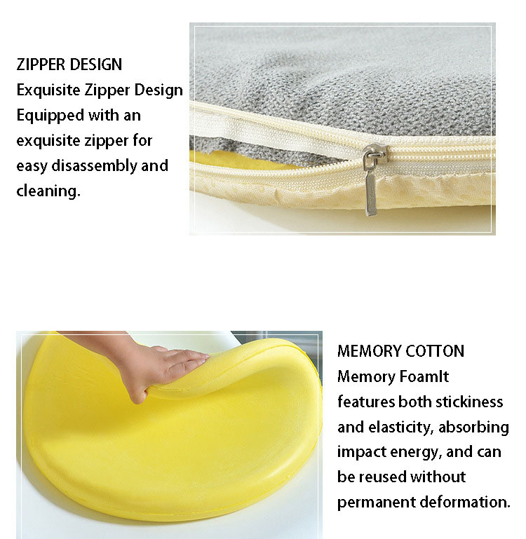 Linen Memory Foam Cushion