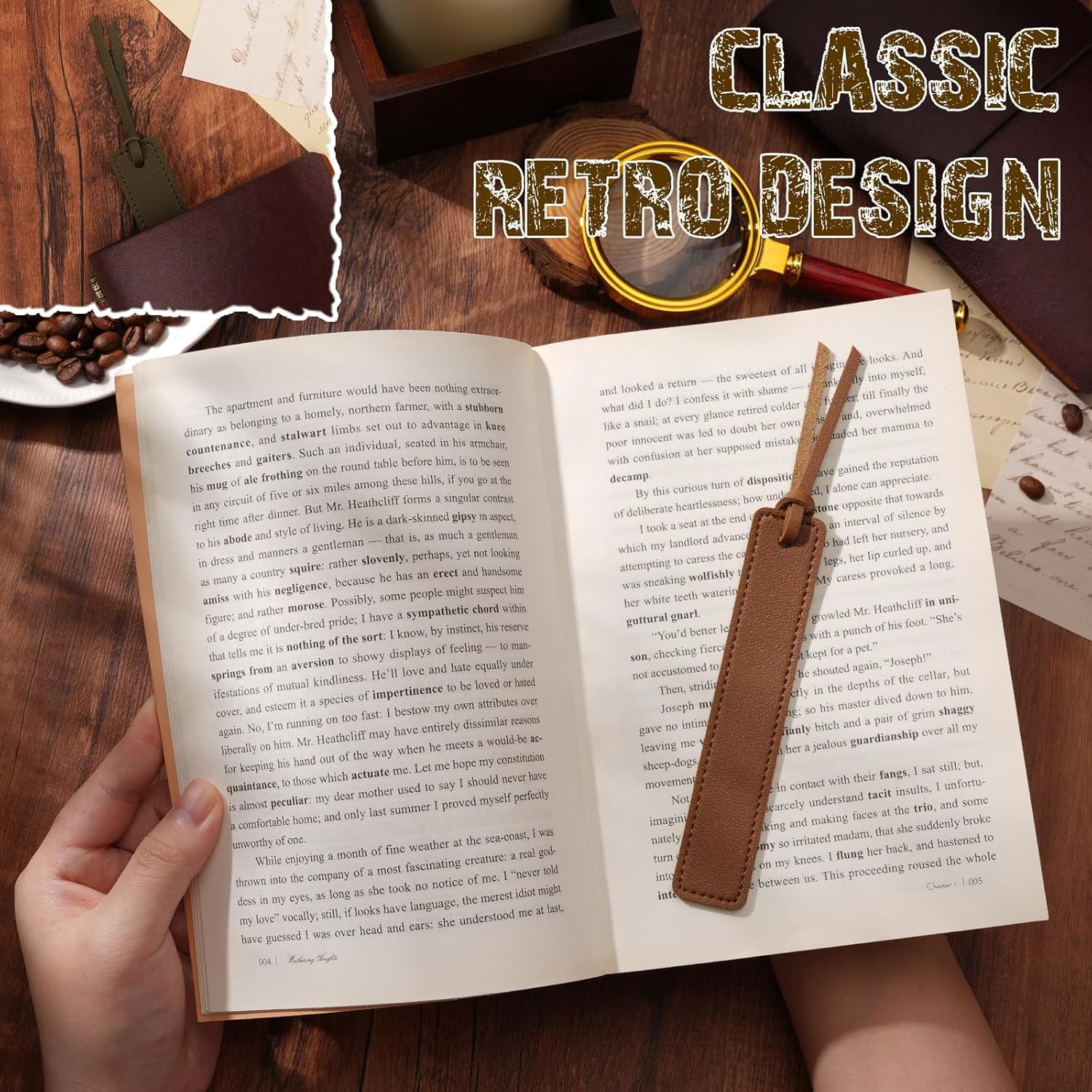PU Leather Bookmark