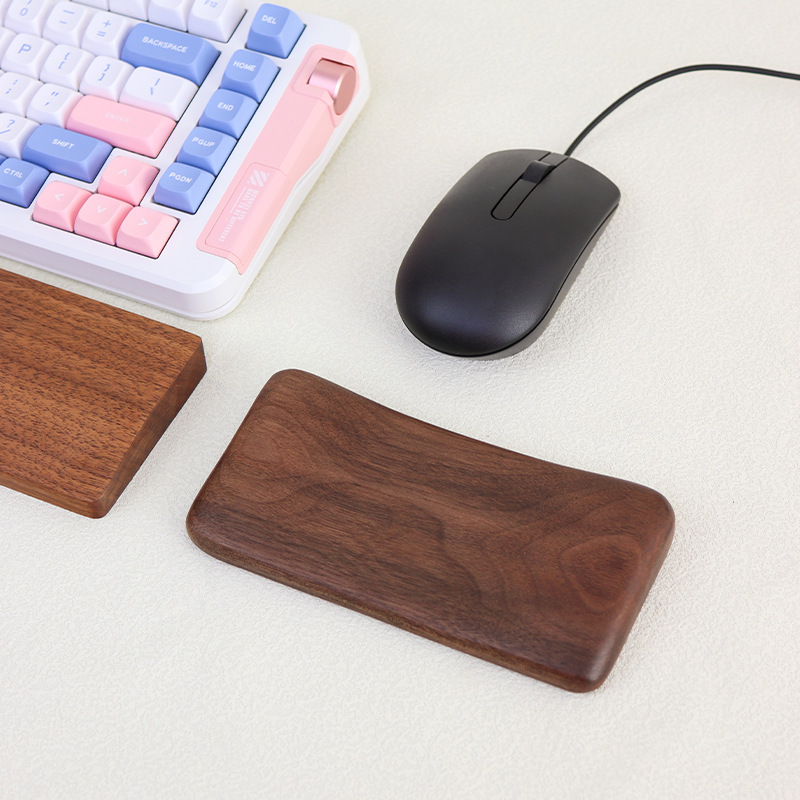 Black Walnut Keyboard & Mouse Wrist Rest