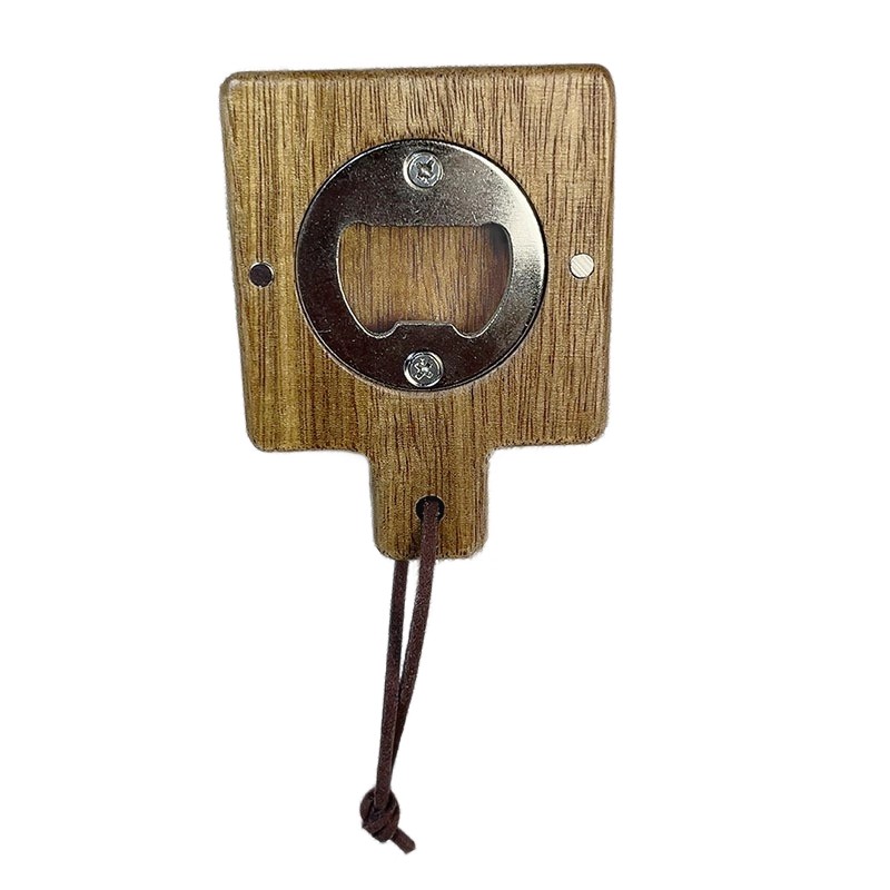 Magnetic Wood Bottle Opener
