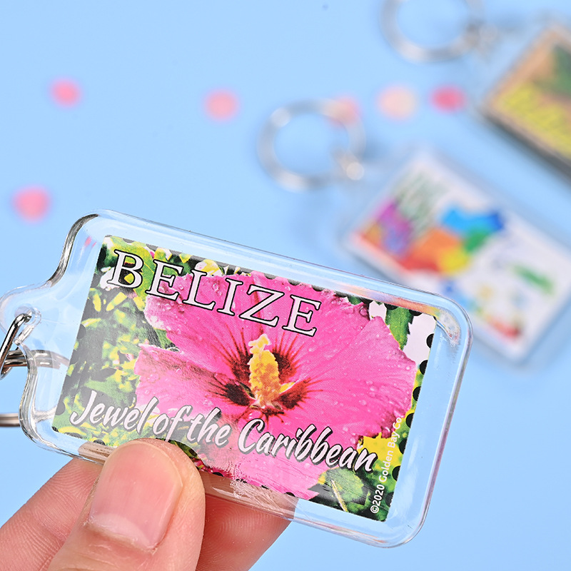 2.5" Custom Double-Sided Acrylic Keychain