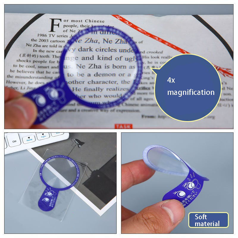 PVC Fresnel Magnifier Bookmark