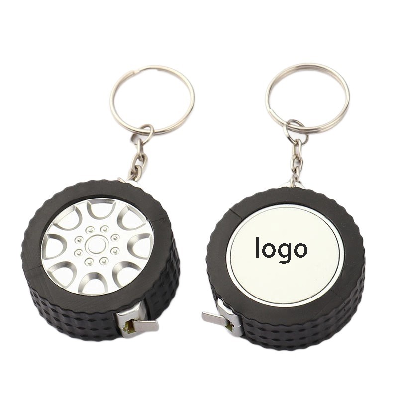 Mini Steel Tape Measure Keychain