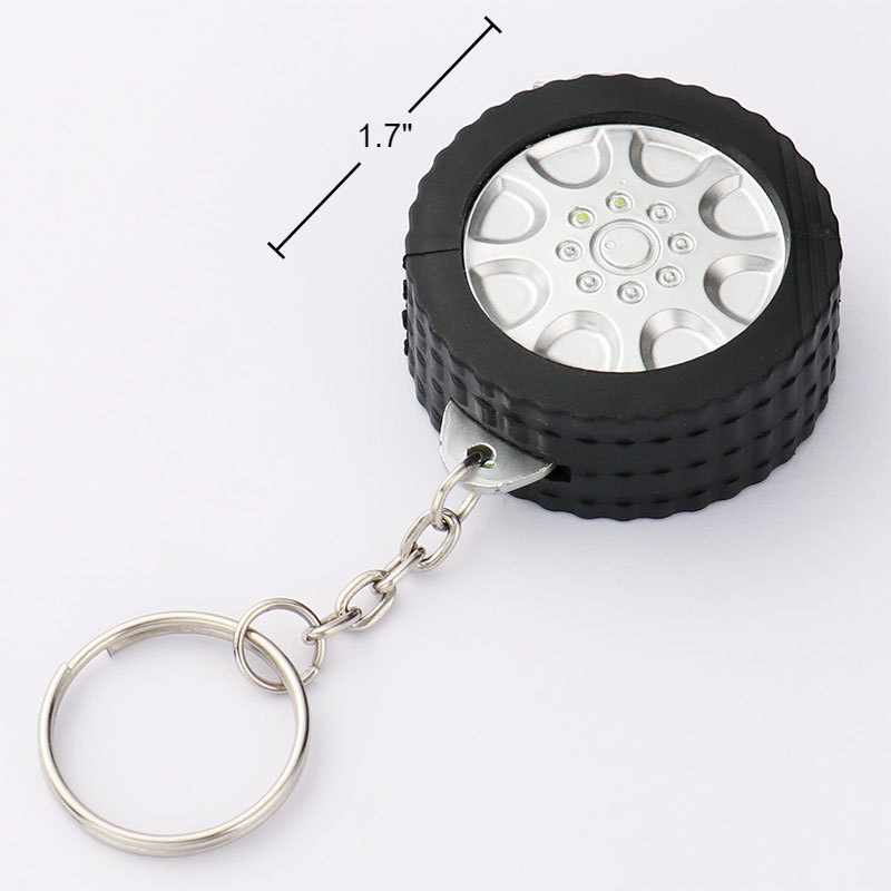 Mini Steel Tape Measure Keychain