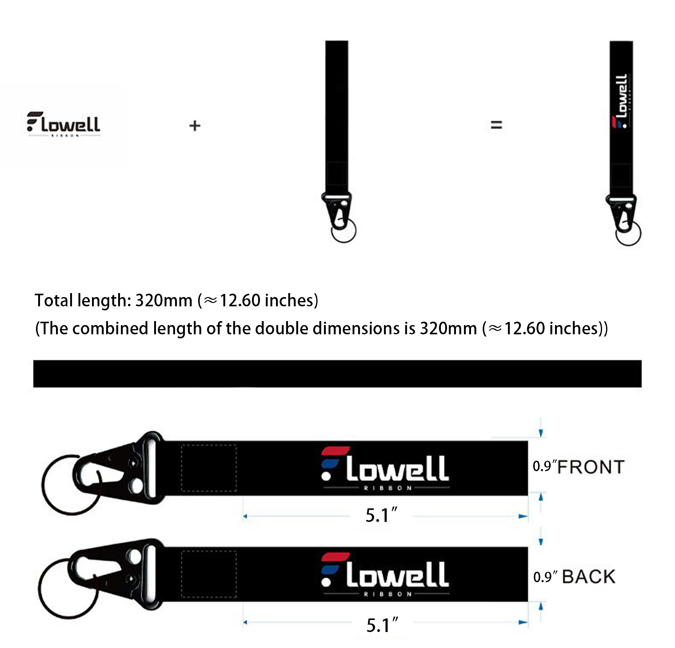 Polyester Motorcycle Keychain