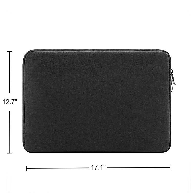 17"-Oxford Cloth Fleece Lined Laptop Sleeve