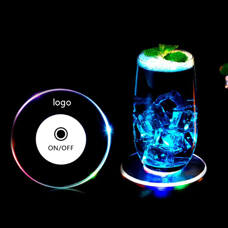Acrylic LED Light-up Coaster