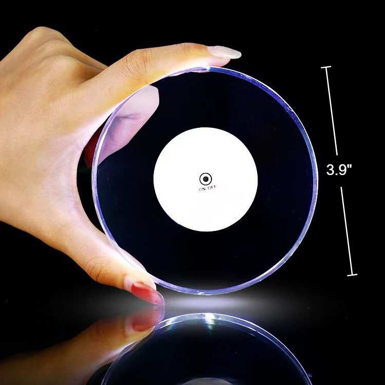 Acrylic LED Light-up Coaster