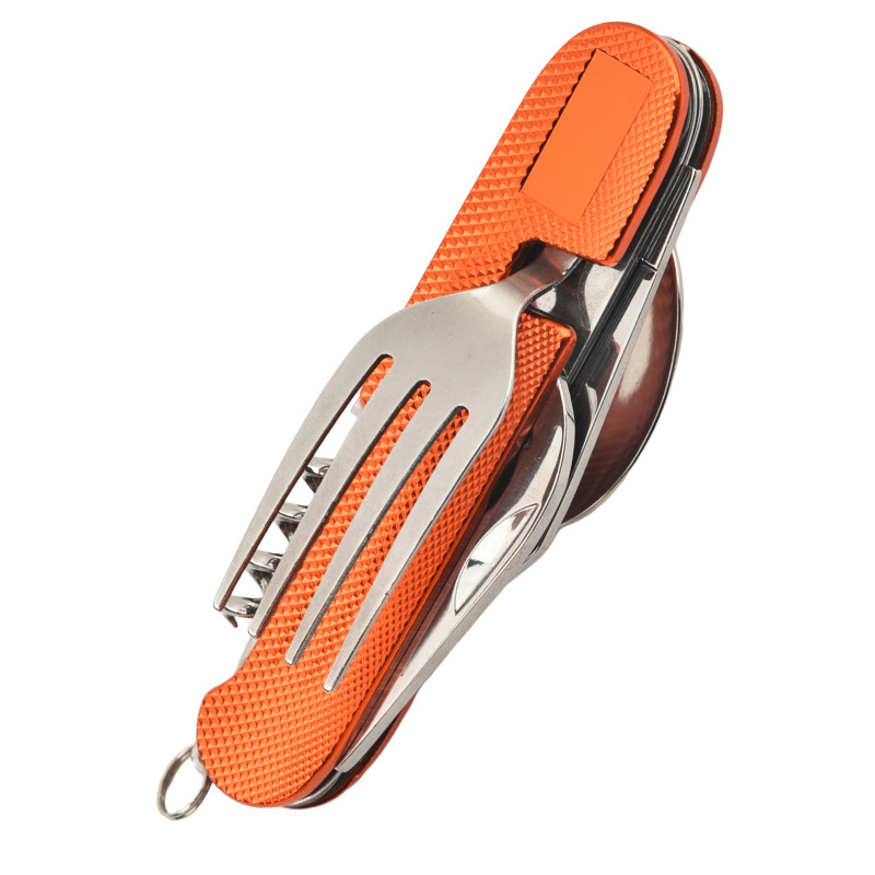 Stainless Steel Multi-Functional Folding Utensil Set