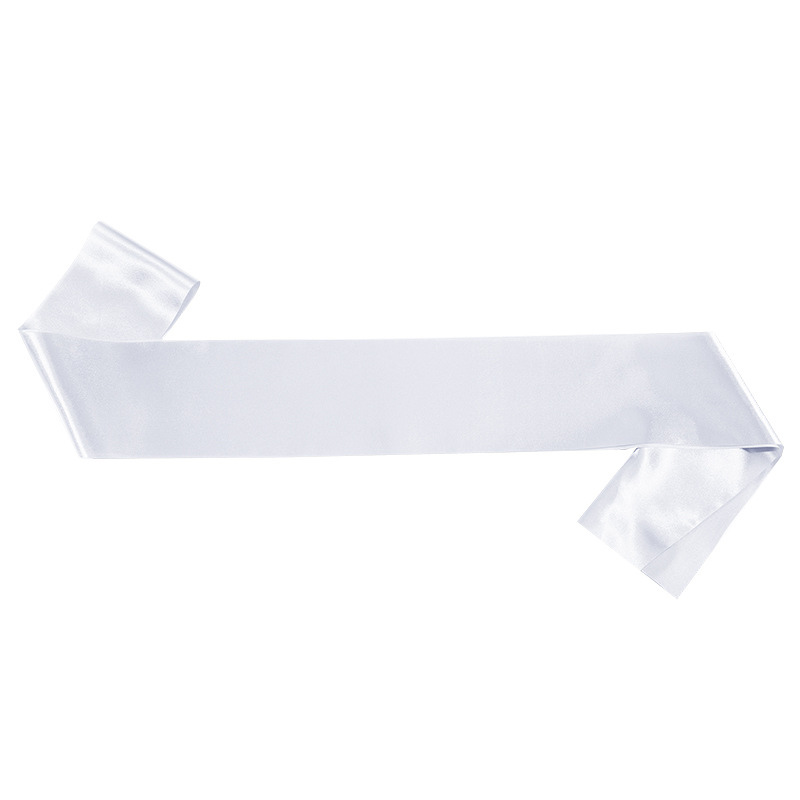 Blank Satin Sash for Parties