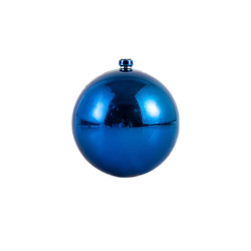 Electroplated Plastic Christmas Baubles-2.7"