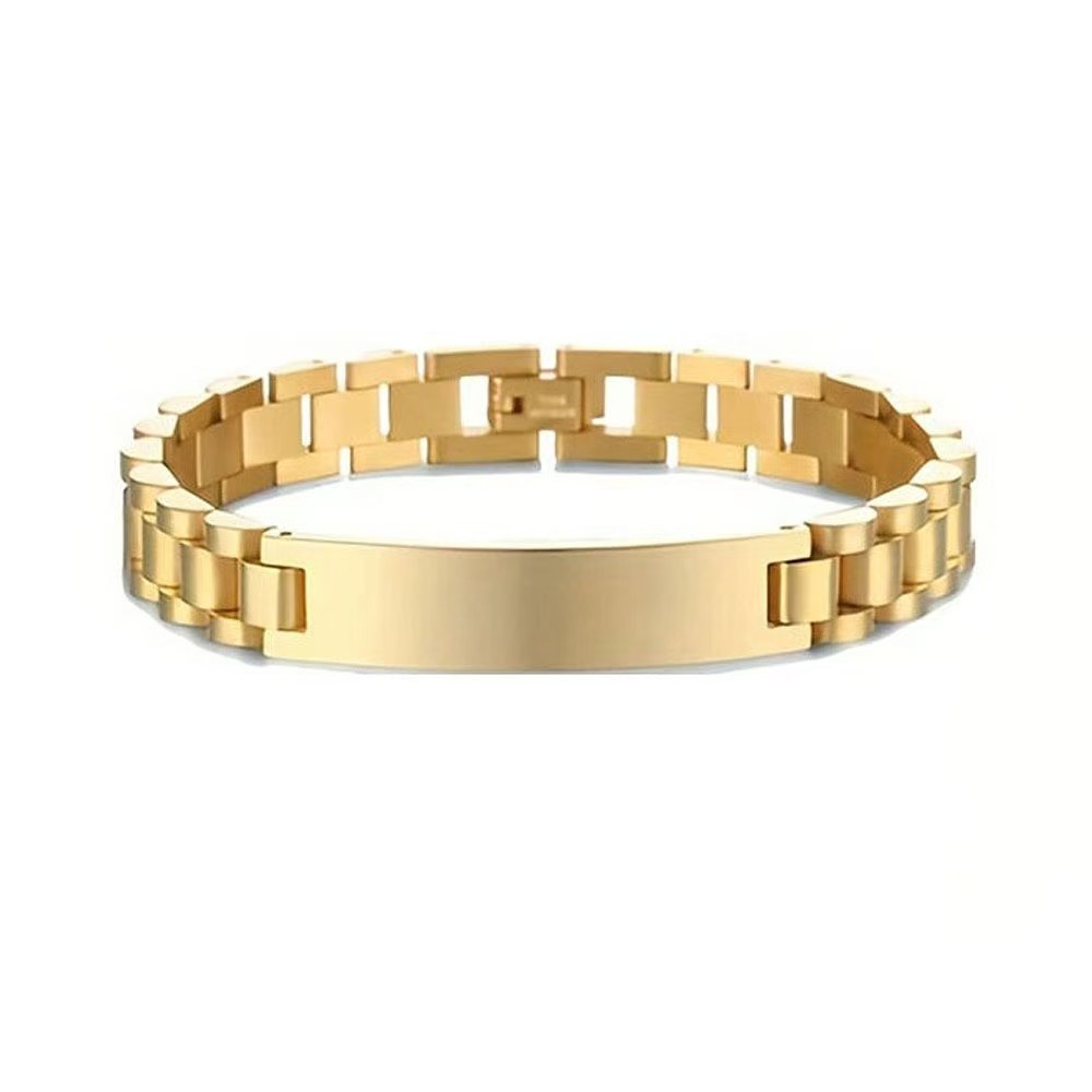 Stainless Steel Adjustable Engravable Bracelet