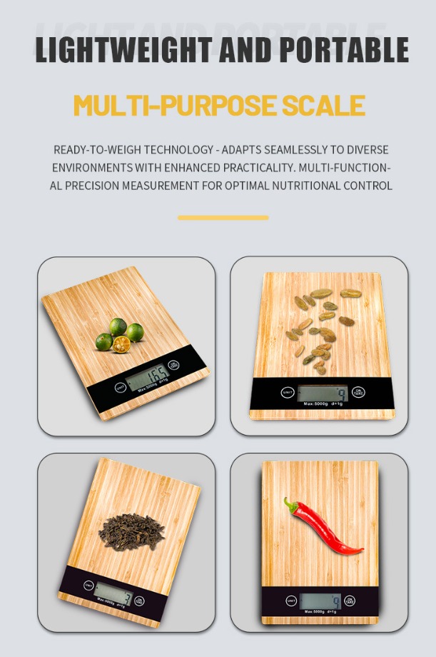 Bamboo Kitchen Scale