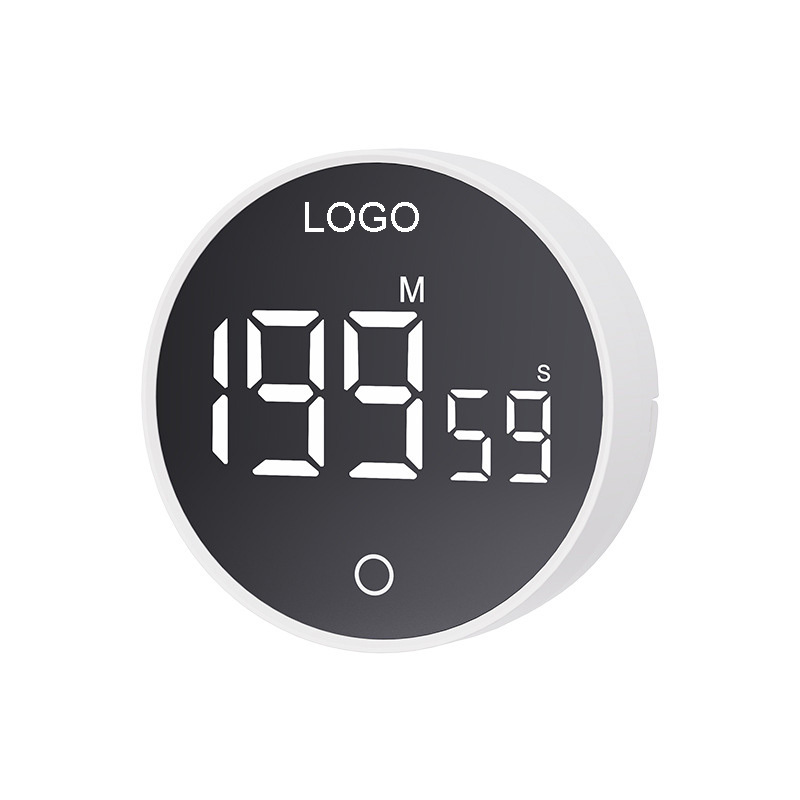 Rotatable Magnetic Round Kitchen Timer w/Stand