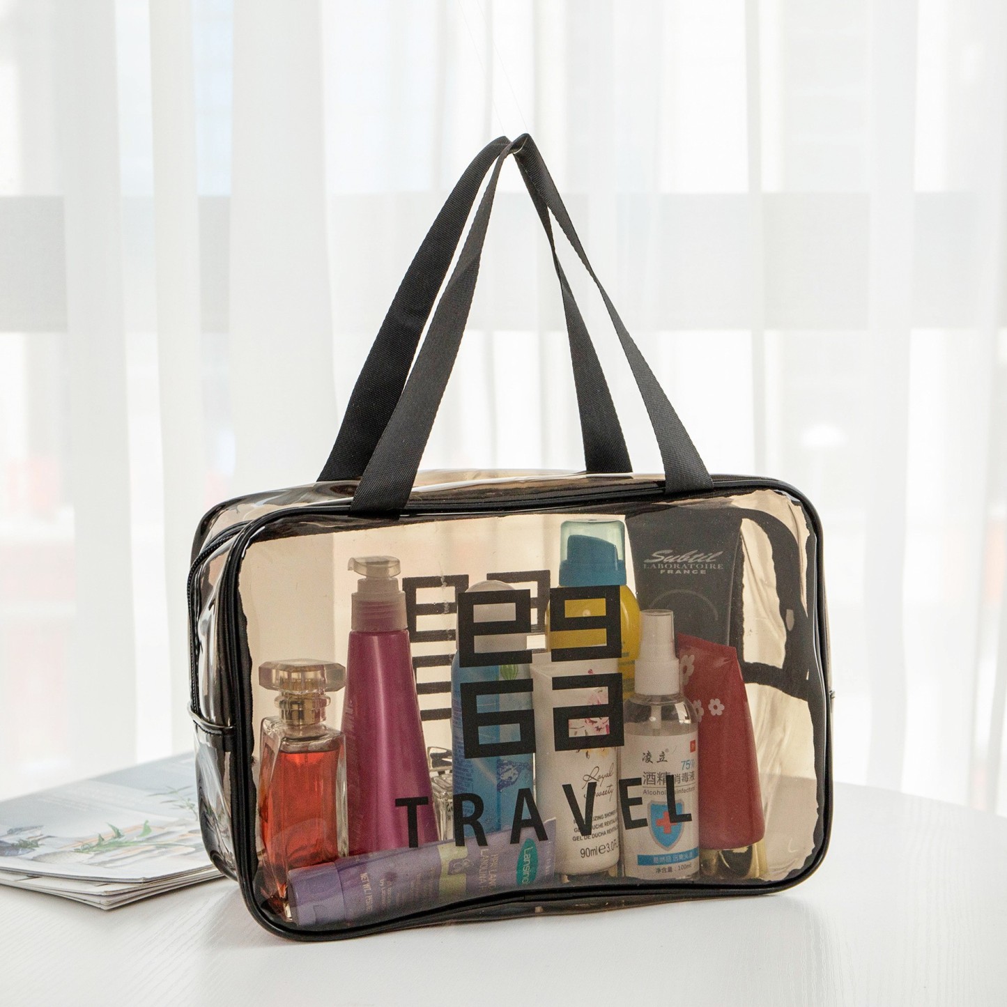 Clear Toiletry Cosmetic Bag