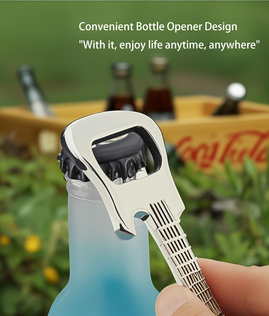 Guitar Bottle Opener Fridge Magnet