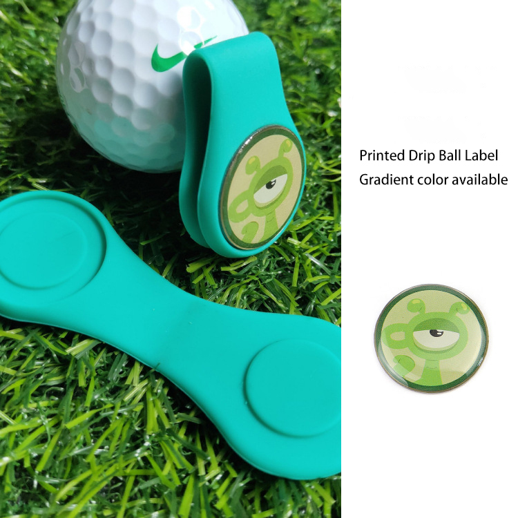 Silicone Magnetic Golf Hat Clip with Ball Marker
