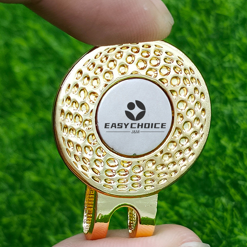 Golf Ball Metal Magnetic Cap Clip