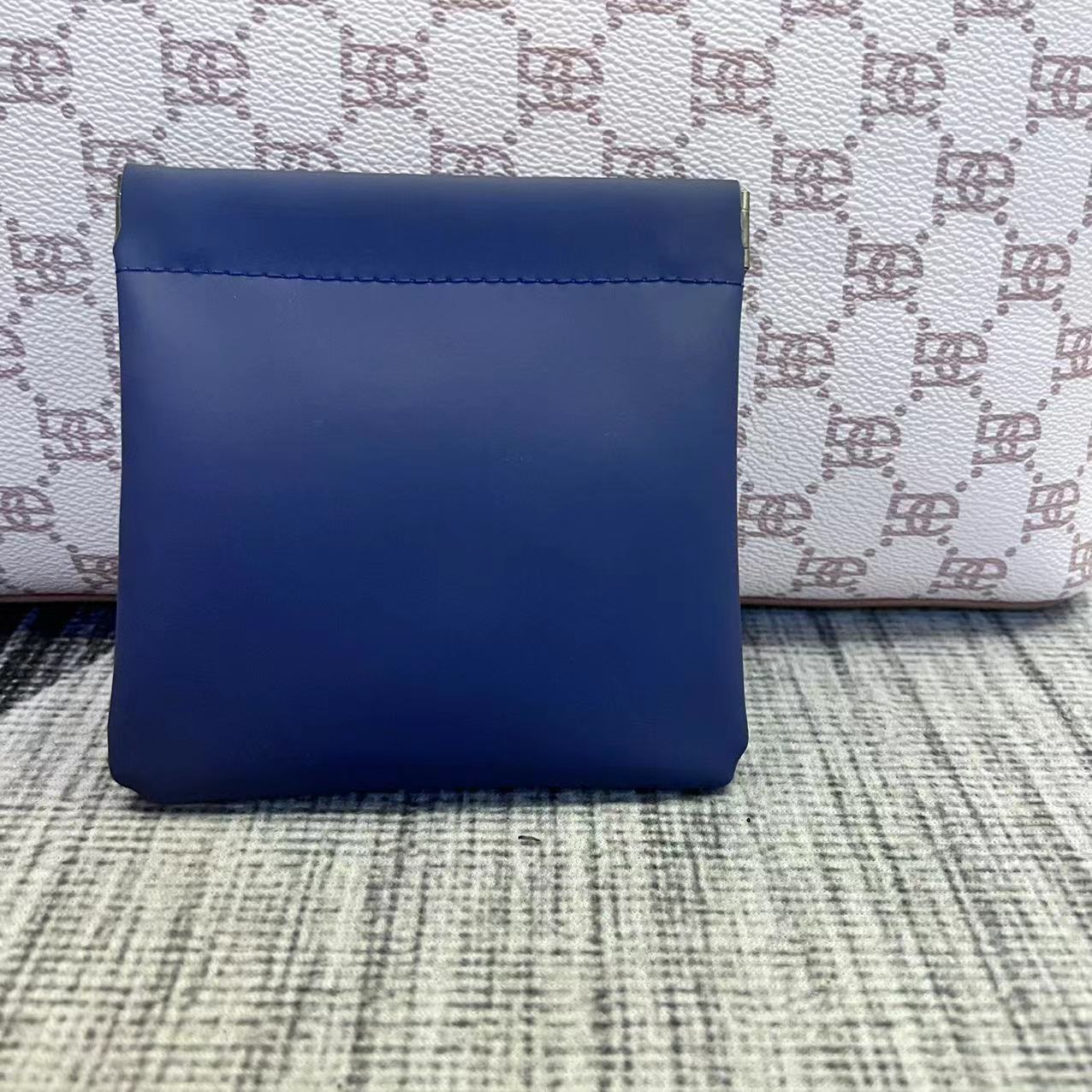 PU Leather Coin Pincher Bag