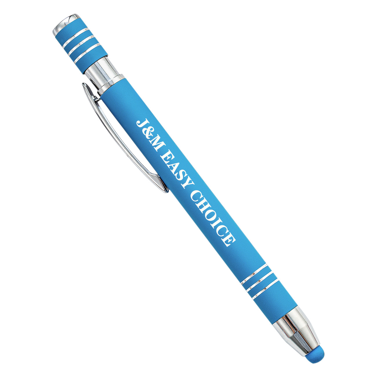 Aluminum Ballpoint Pen w/Stylus