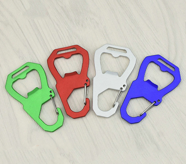 Aluminium Carabiner Bottle Opener