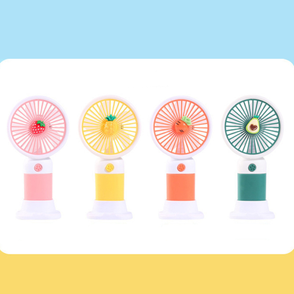 Flowers Pattern Electric Handheld Fan