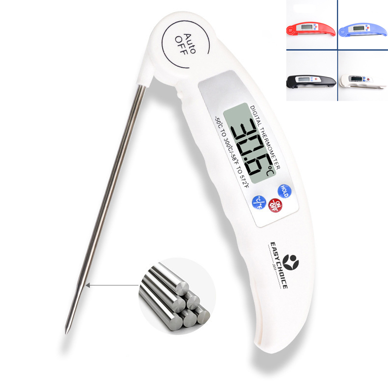 Foldable Digital LCD Screen Food Thermometer