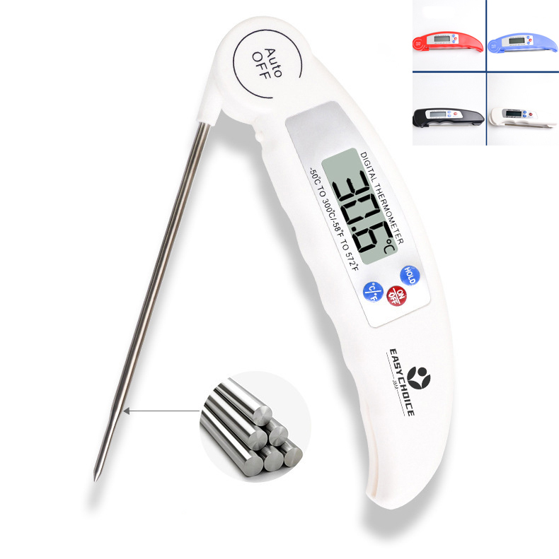 Foldable Digital LCD Screen Food Thermometer