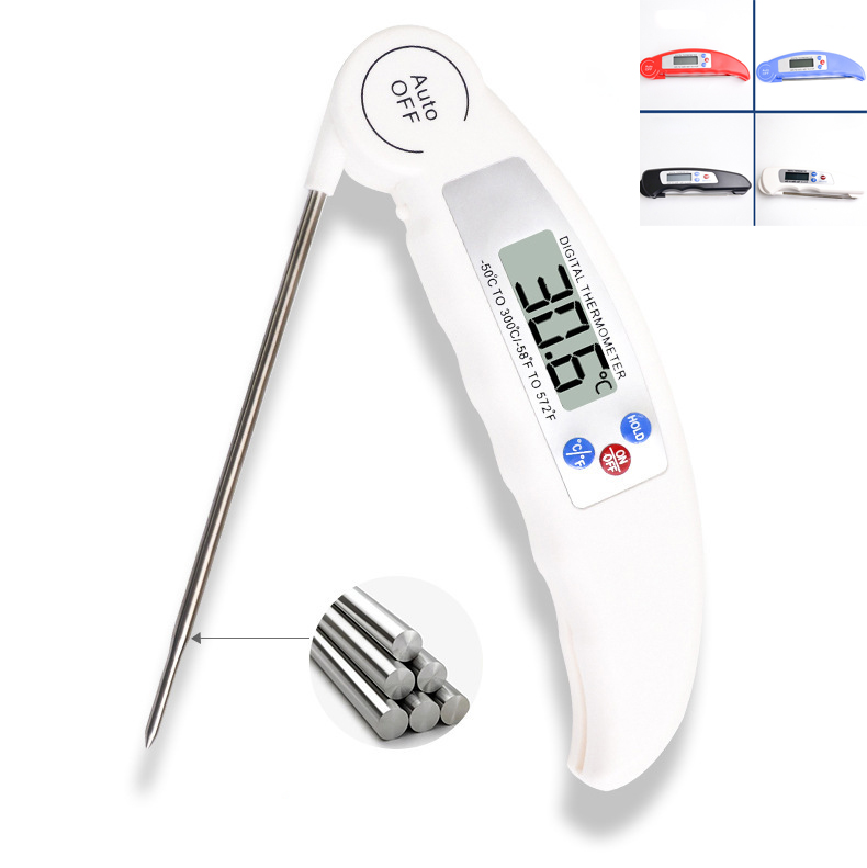 Foldable Digital LCD Screen Food Thermometer