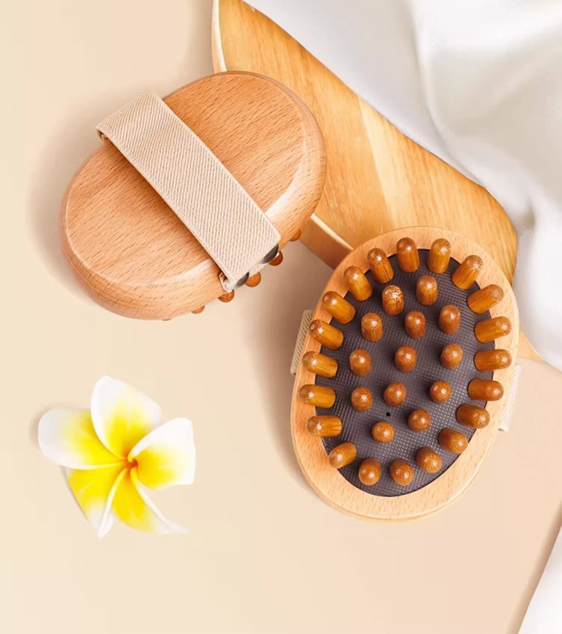 Wood Head Massage Comb