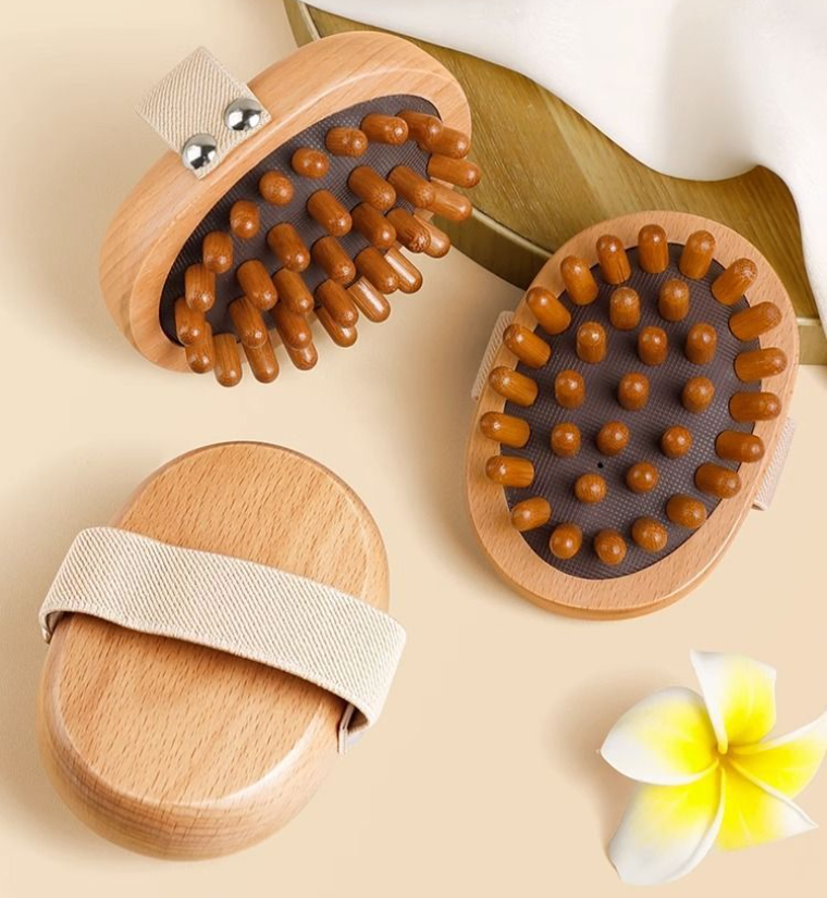 Wood Head Massage Comb