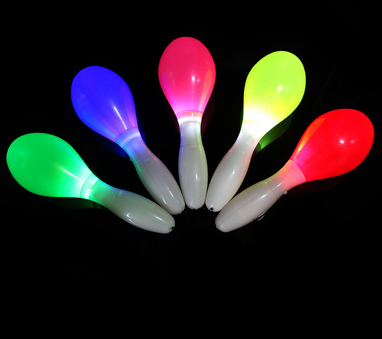 LED Light Up Maracas Shaker