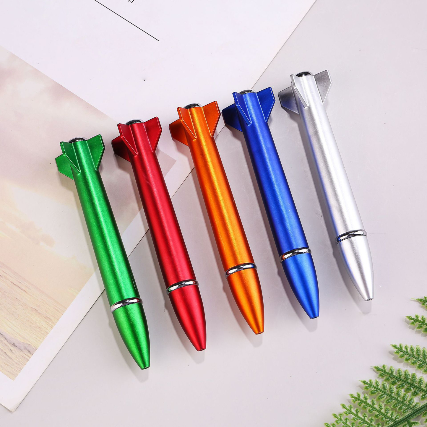 LED Missile Shaped Ballpoint Pen